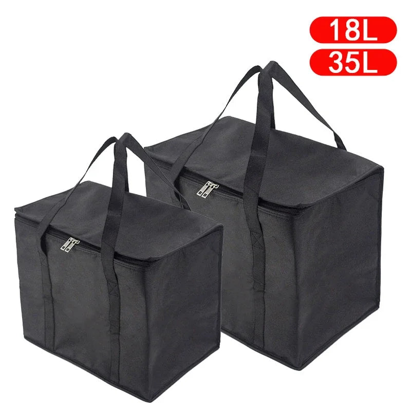 Minimalist Foldable Portable Food and Drink Insulated Bag
