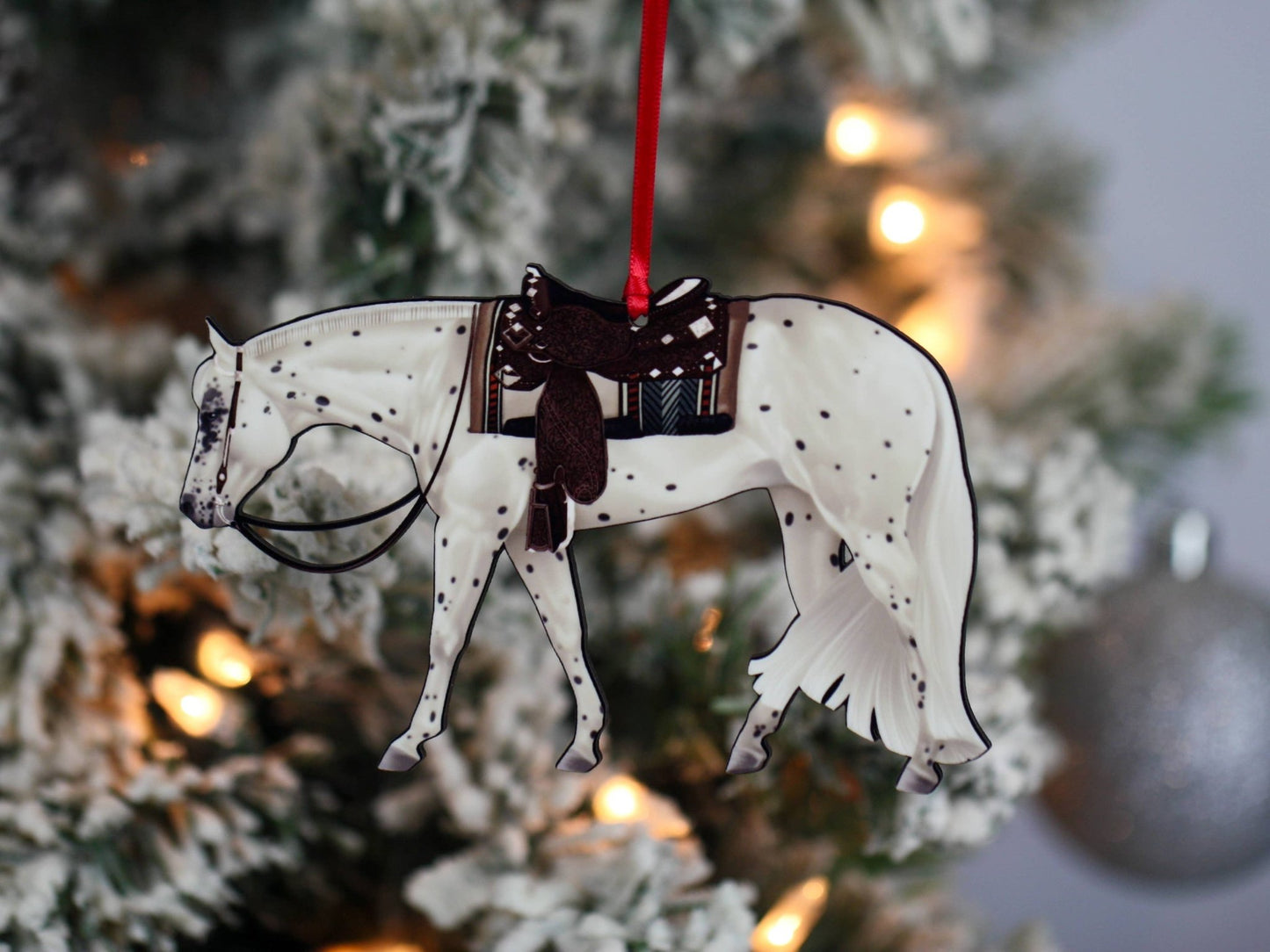 Appaloosa Horse Ornament - Leopard Western Horse Decoration for