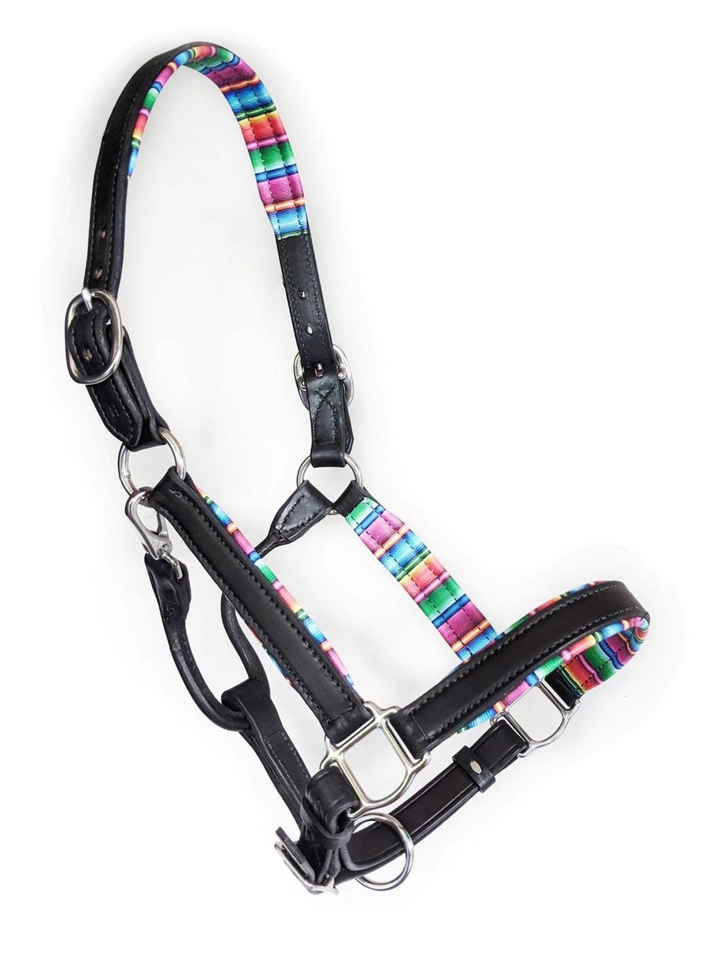 1" Black Padded Halter