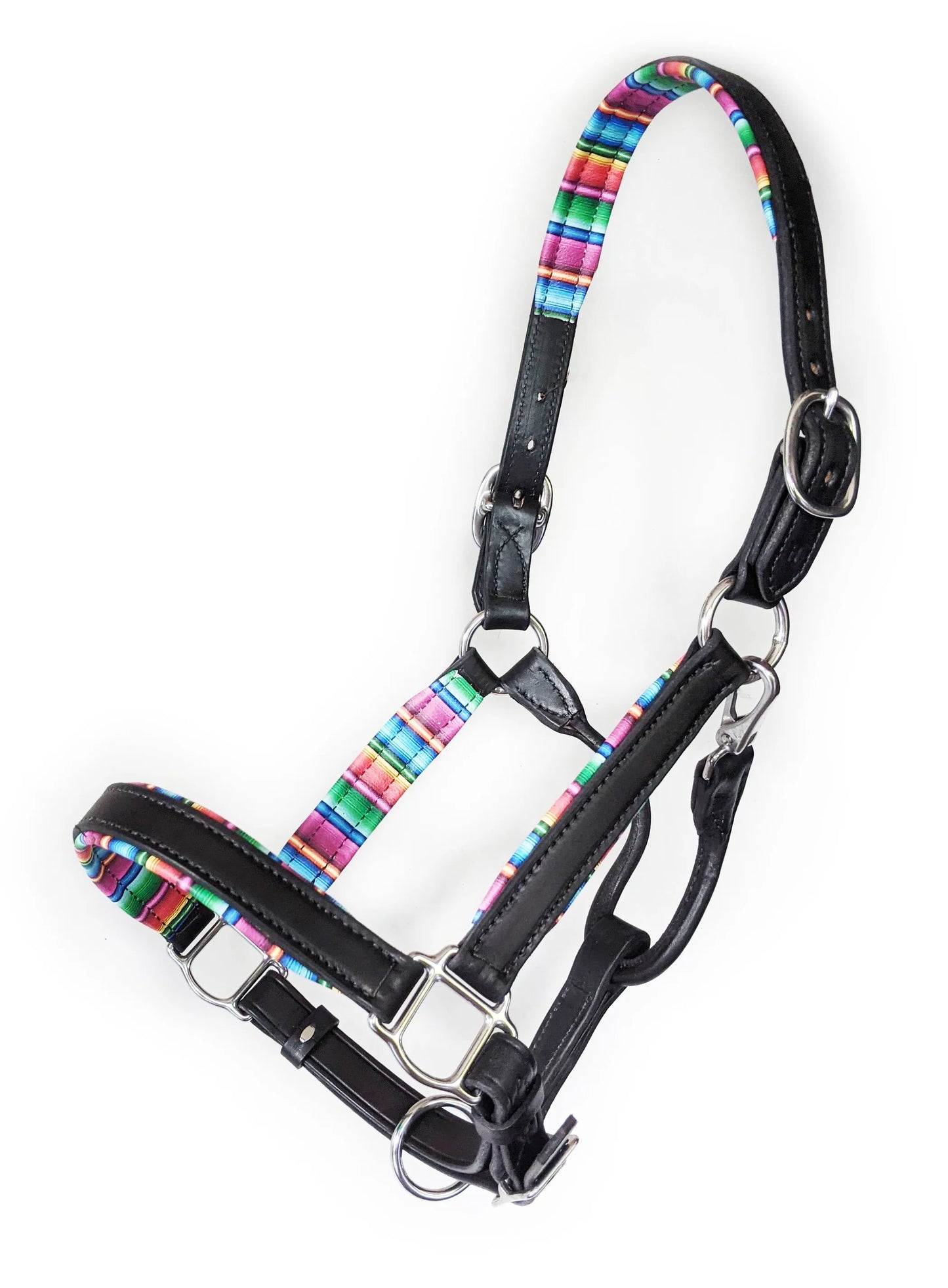 1" Black Padded Halter