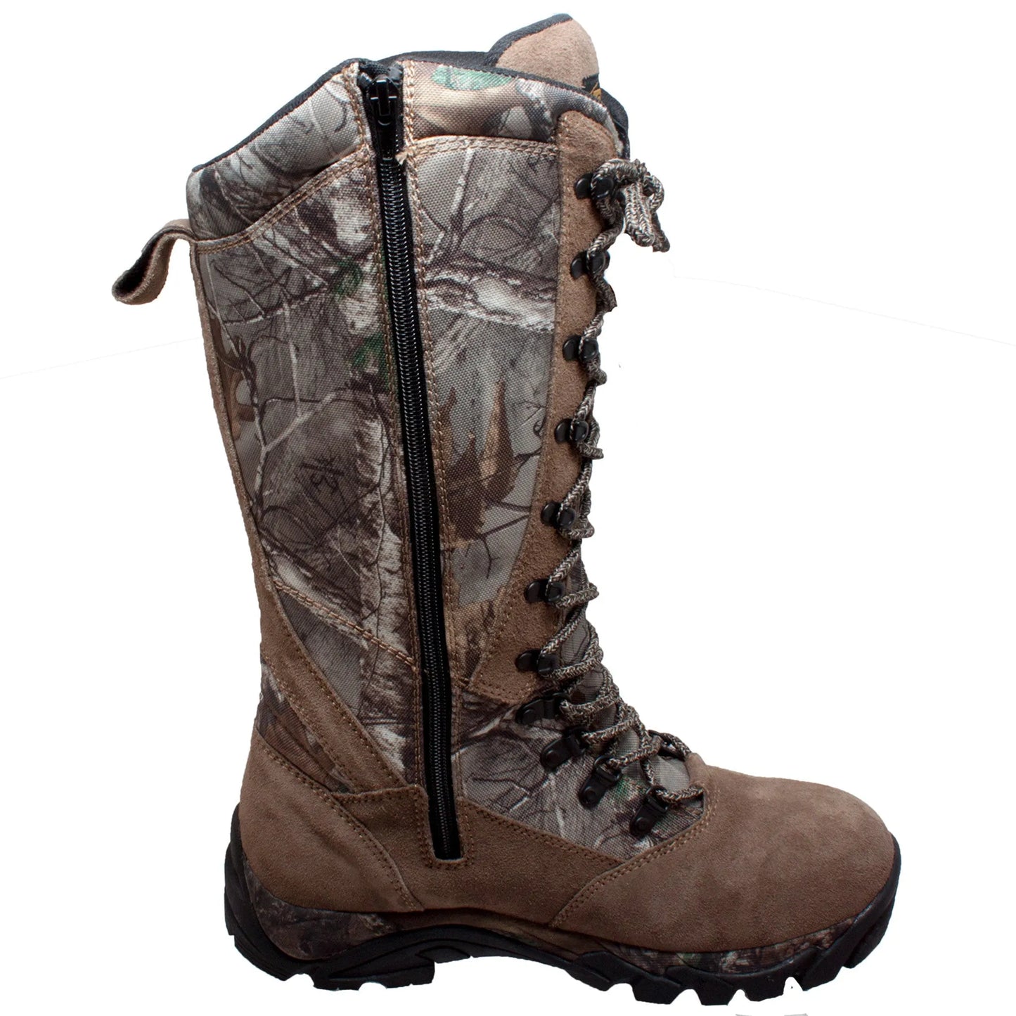 Men's 15" Waterproof Zip/Lace Snake Bite Boot