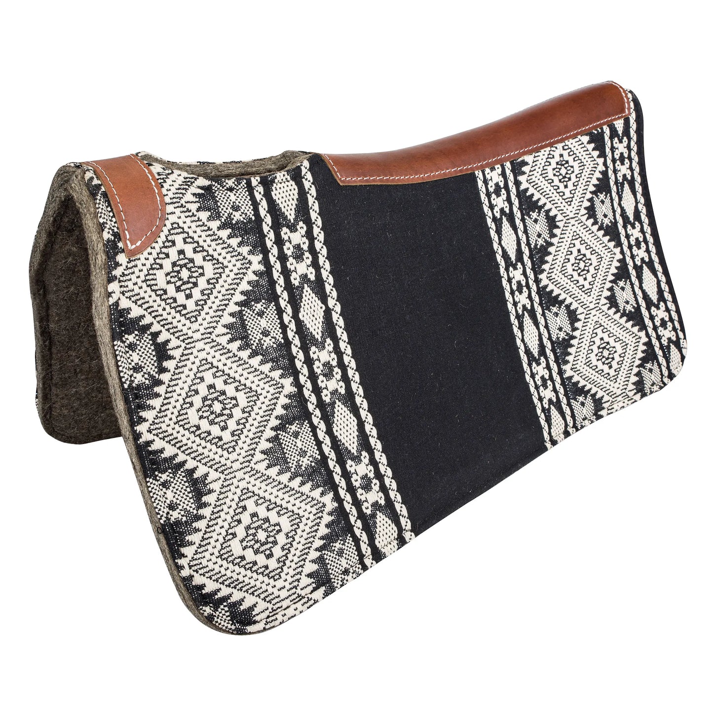 Tabelo Contour Wool Felt Saddle Pad w/ Aztec Cover