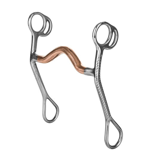 Tabelo SS Rope Trim Medium Port Bit w/ Coppermouth