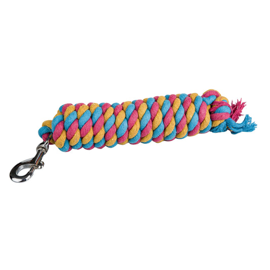 Tabelo Tri-Color Cotton Lead with Bolt Snap