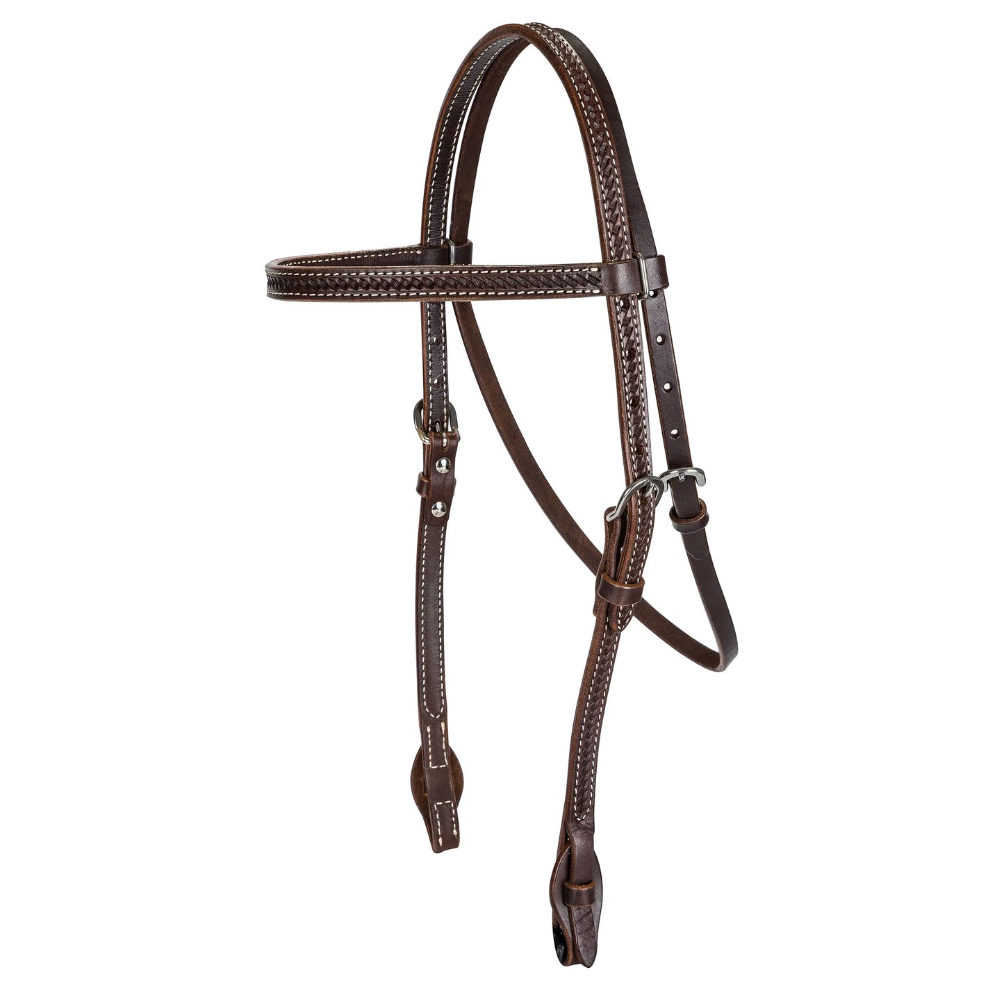 TABELO Browband Headstall with Basket Tooling