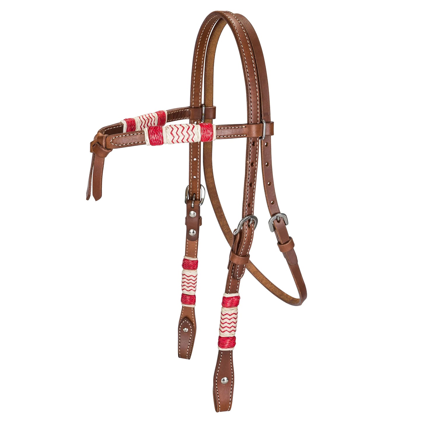 TABELO Cross Over Headstall with Rawhide