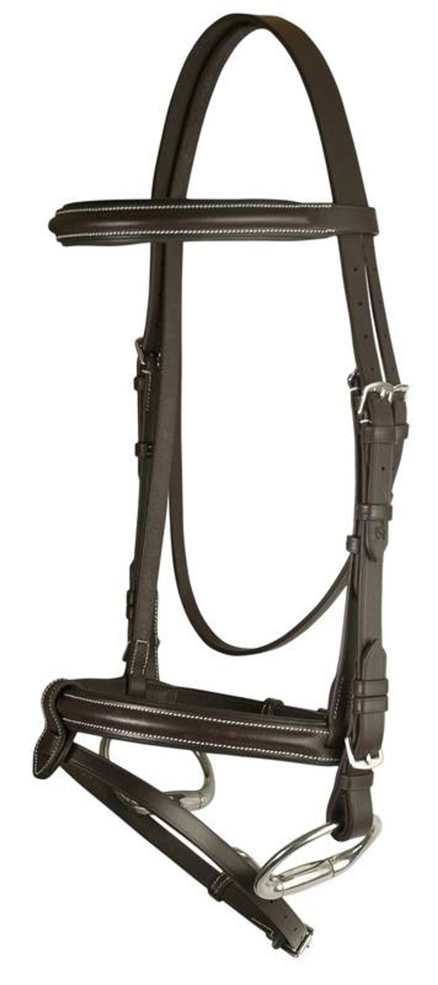 Da Vinci Plain Raised Padded Event/Dressage Combo Bridle less Reins