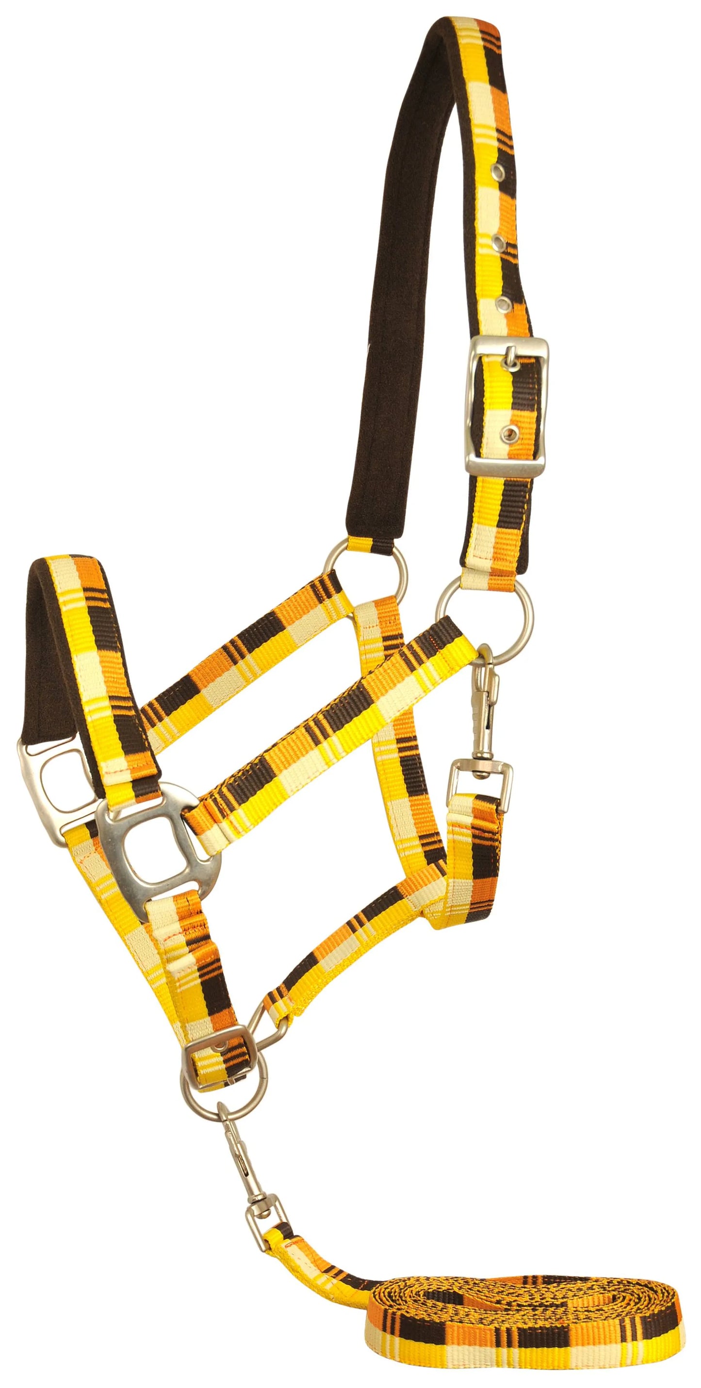 Gatsby Terra Fleece Padded Nylon Halter with Matching Lead