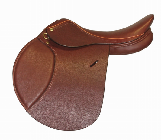 Henri de Rivel Advantage Close Contact Saddle - Flocked - Color: Australian nut | Pack Of: 1