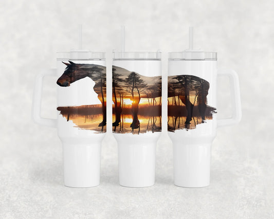 Horses 40oz Tumbler