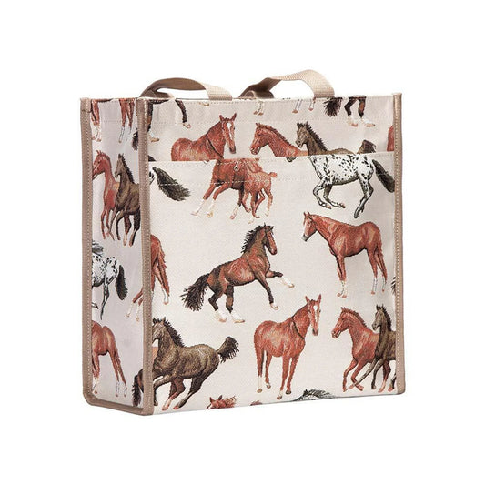 RUNNING HORSE SHOPPER BAG