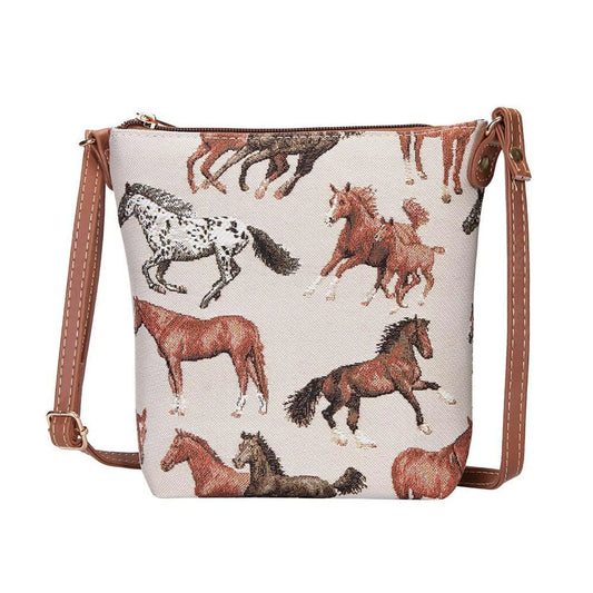 Running Horse Sling Bag Purse Crossbody