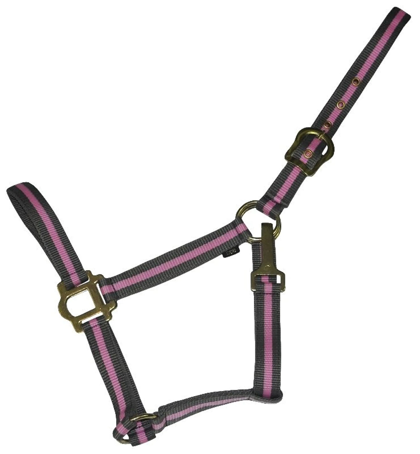 Gatsby Classic 2-Tone Nylon Halter With Snap