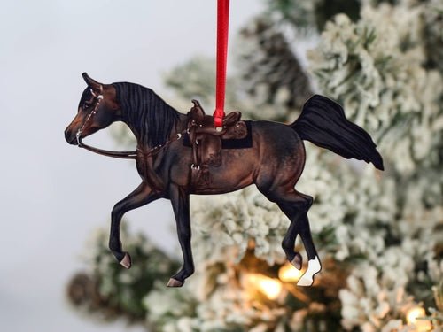 Arabian Horse Ornament - Seal Bay Western Riding Horse for Equestrian