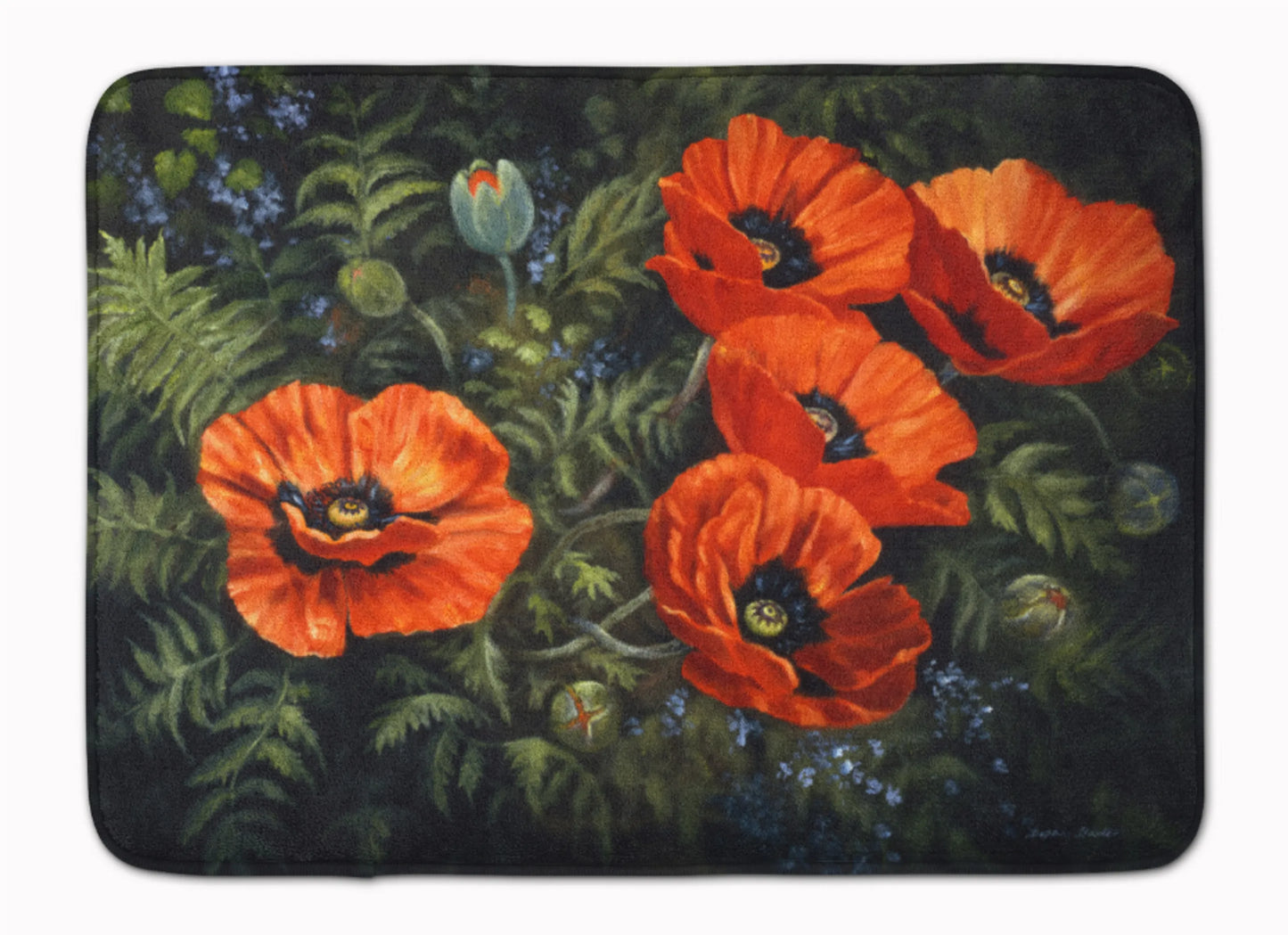 Daphne Baxter Art Machine Washable Memory Foam Mat