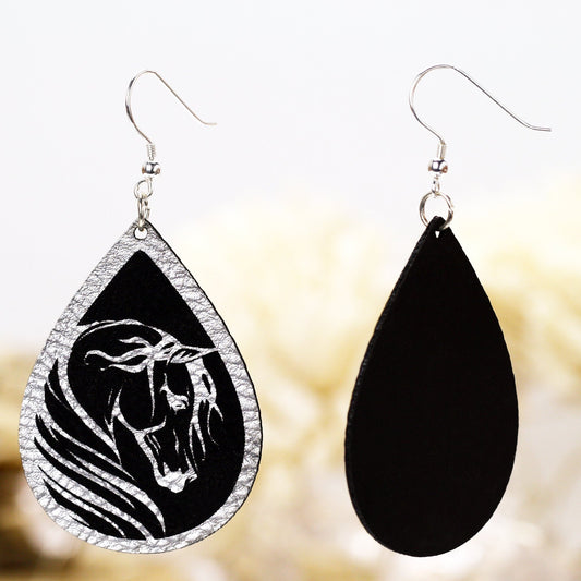 Breathless Arabian Horse Dangle Earrings