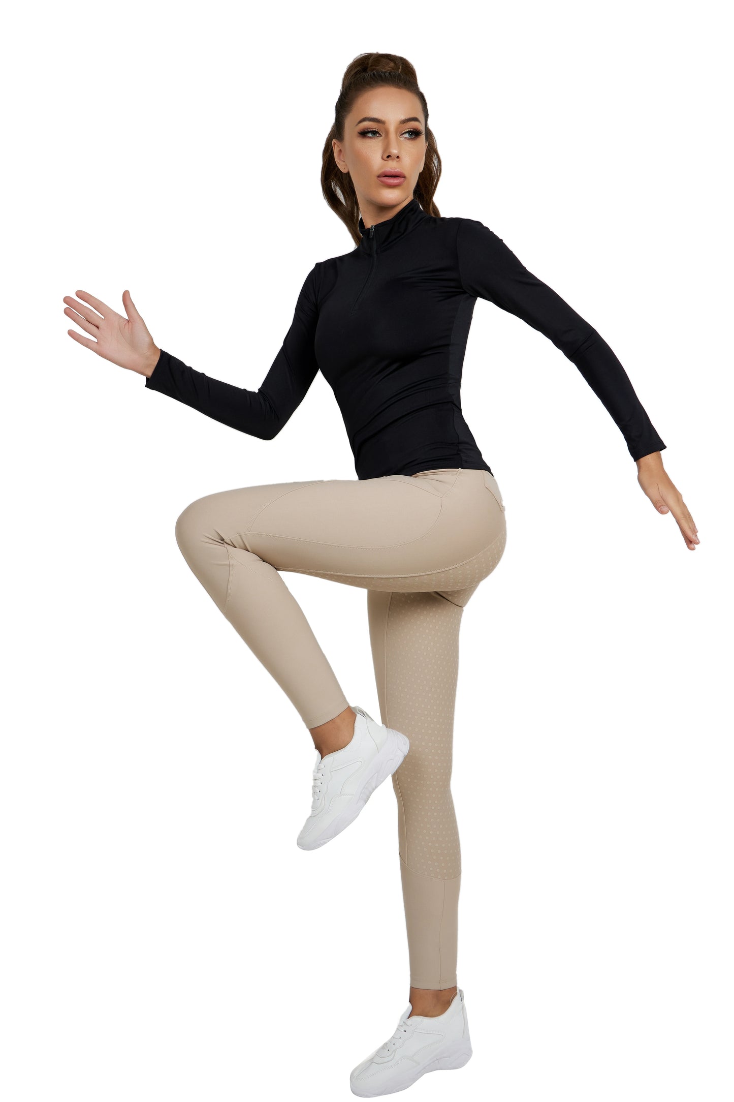 Full Seat Silicone Jodhpur Leggings Pants, Women