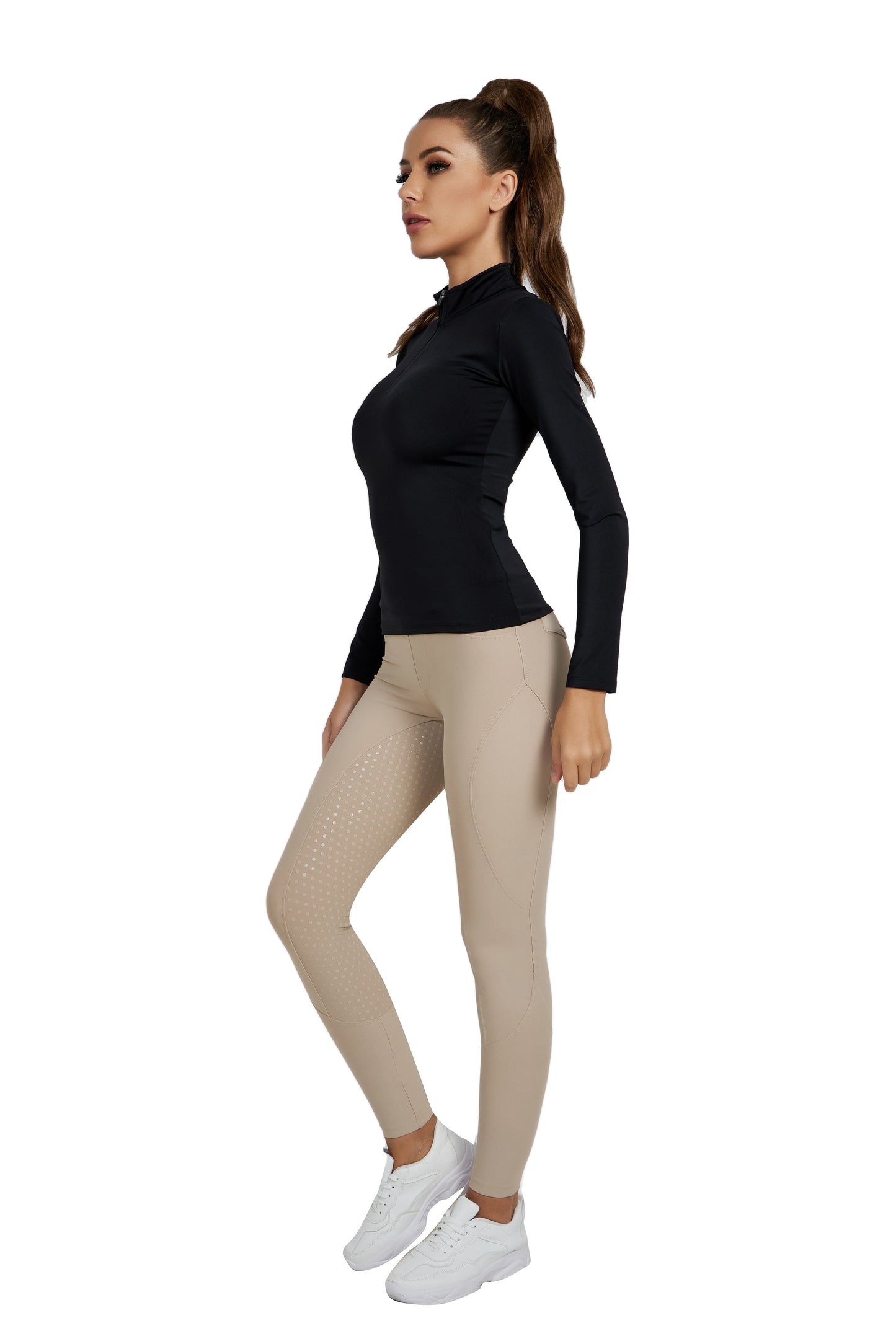 Full Seat Silicone Jodhpur Leggings Pants, Women