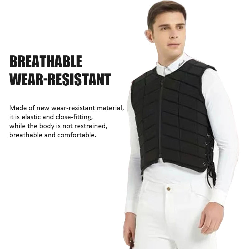 Equestrian Armor Protective Padded Vest