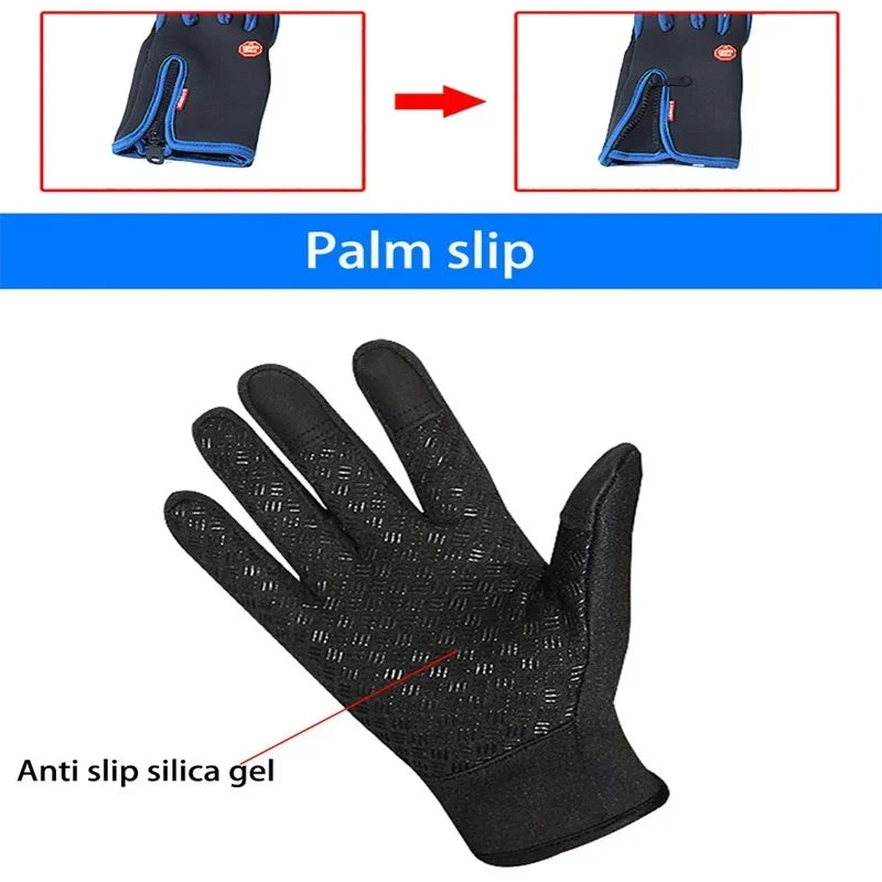 Windproof Breathable Touch Screen Compatible Riding Gloves