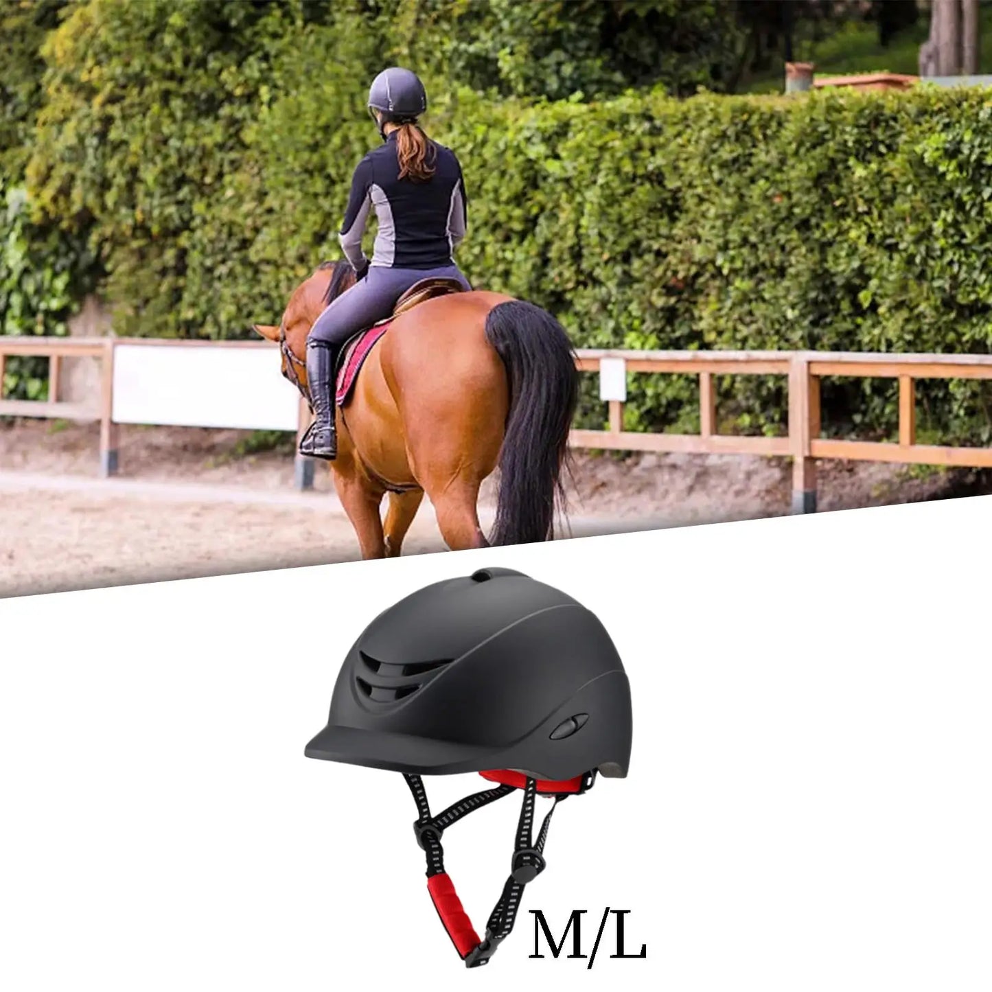 Riding Helmet with Adjustable/Removable Brim