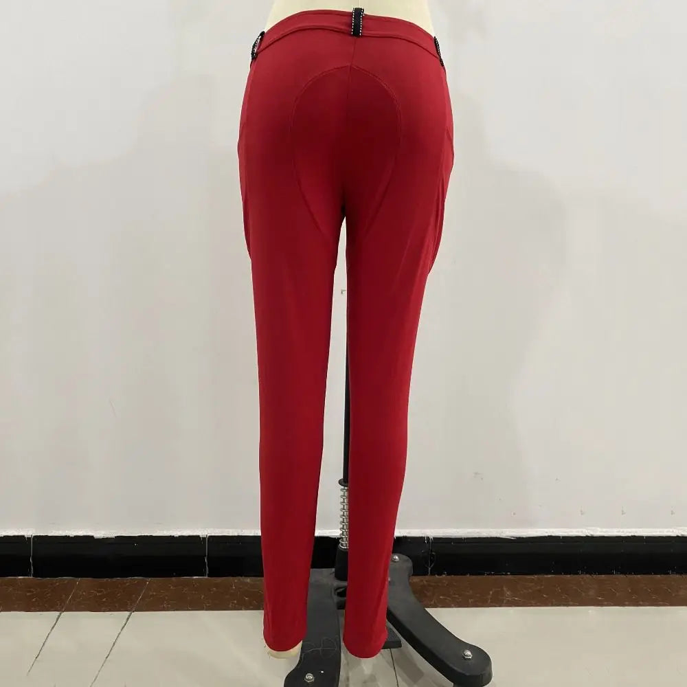 Slim Elastic Horse Racing Breeches, Women's