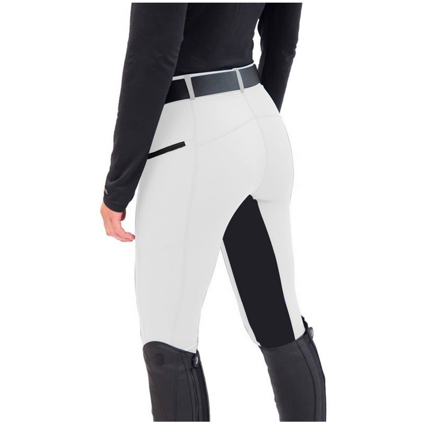 High Waist Elastic Equestrian Breeches