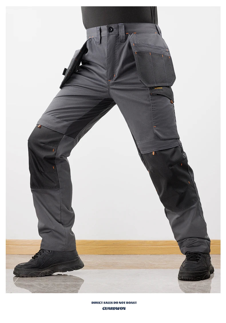 Wear-resistant Work Trousers; Men's