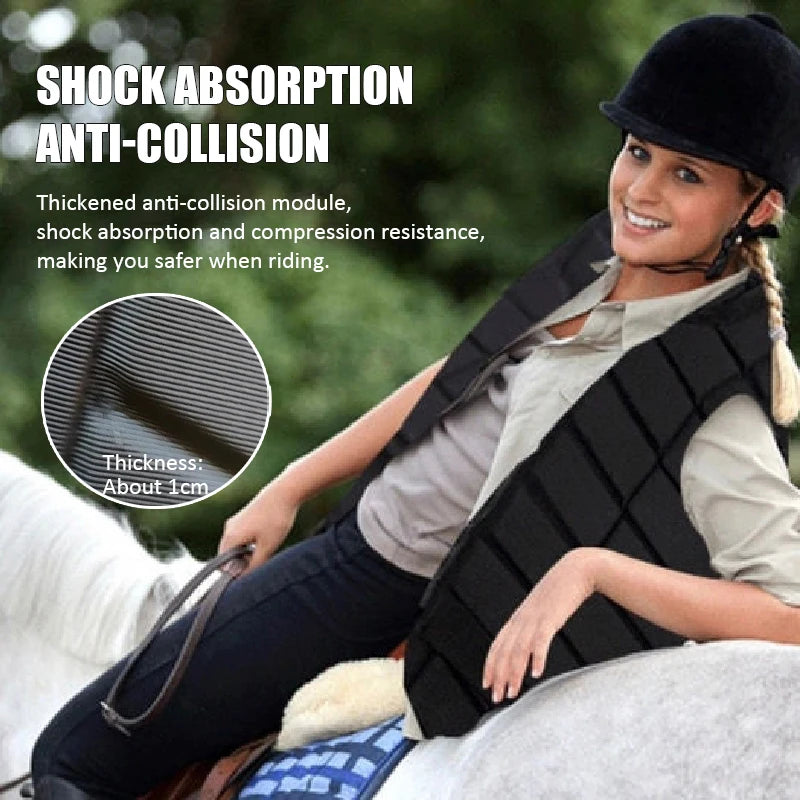 Equestrian Armor Protective Padded Vest