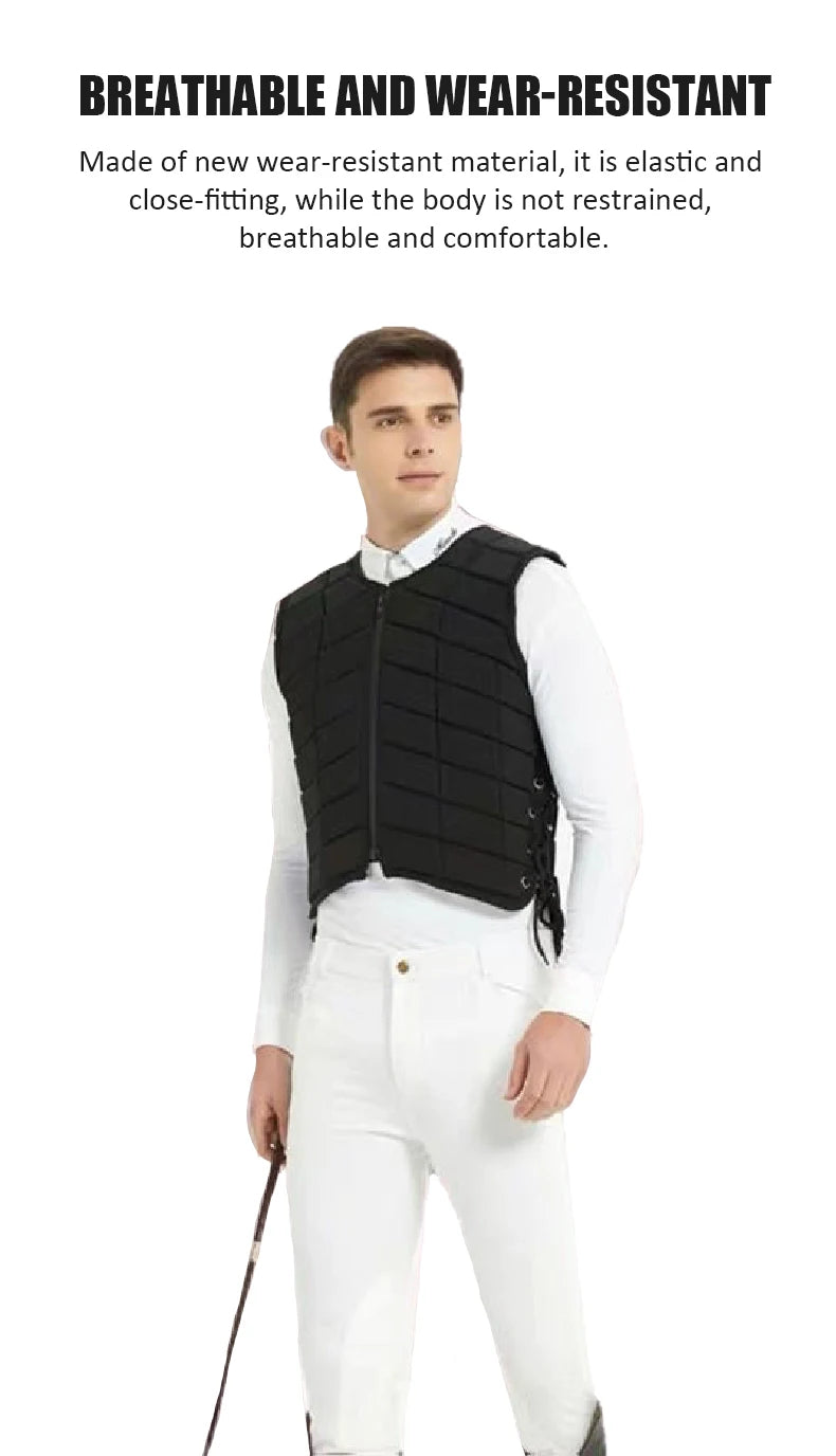 Equestrian Armor Protective Padded Vest