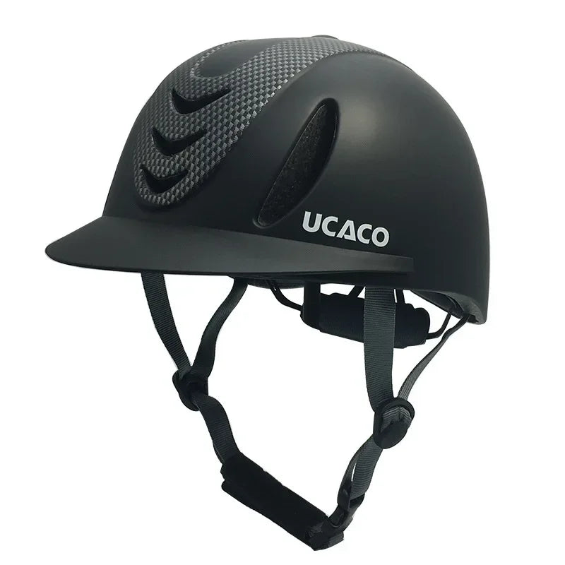 Ultralight Equestrian Helmet with Removable Brim, Unisex