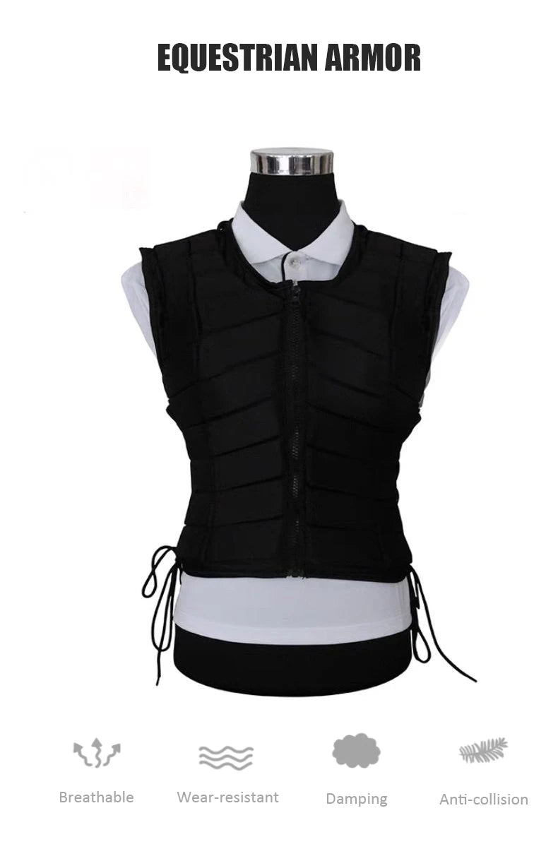 Equestrian Armor Protective Padded Vest