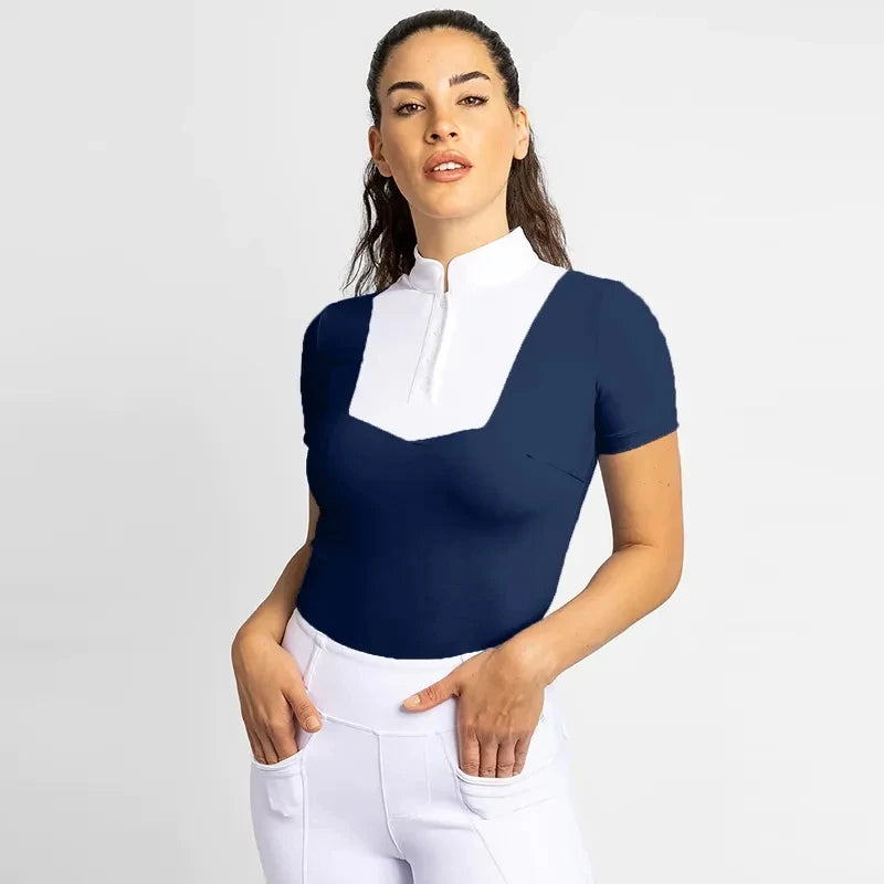 Women Equestrian Tops Training Base Layer