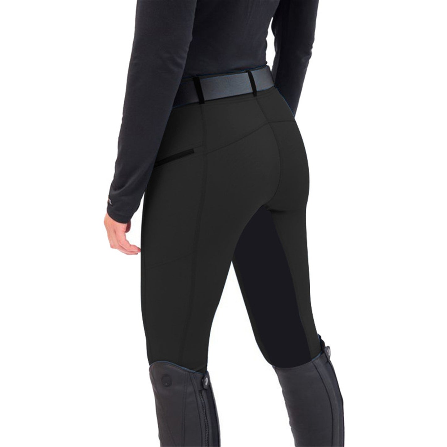 High Waist Elastic Equestrian Breeches