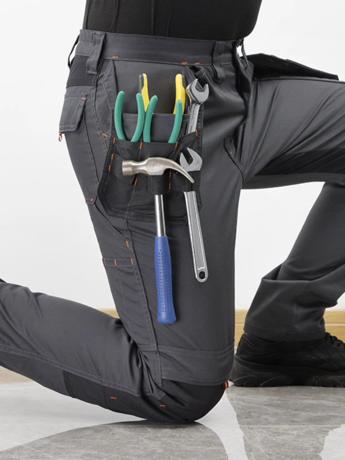 Wear-resistant Work Trousers; Men's