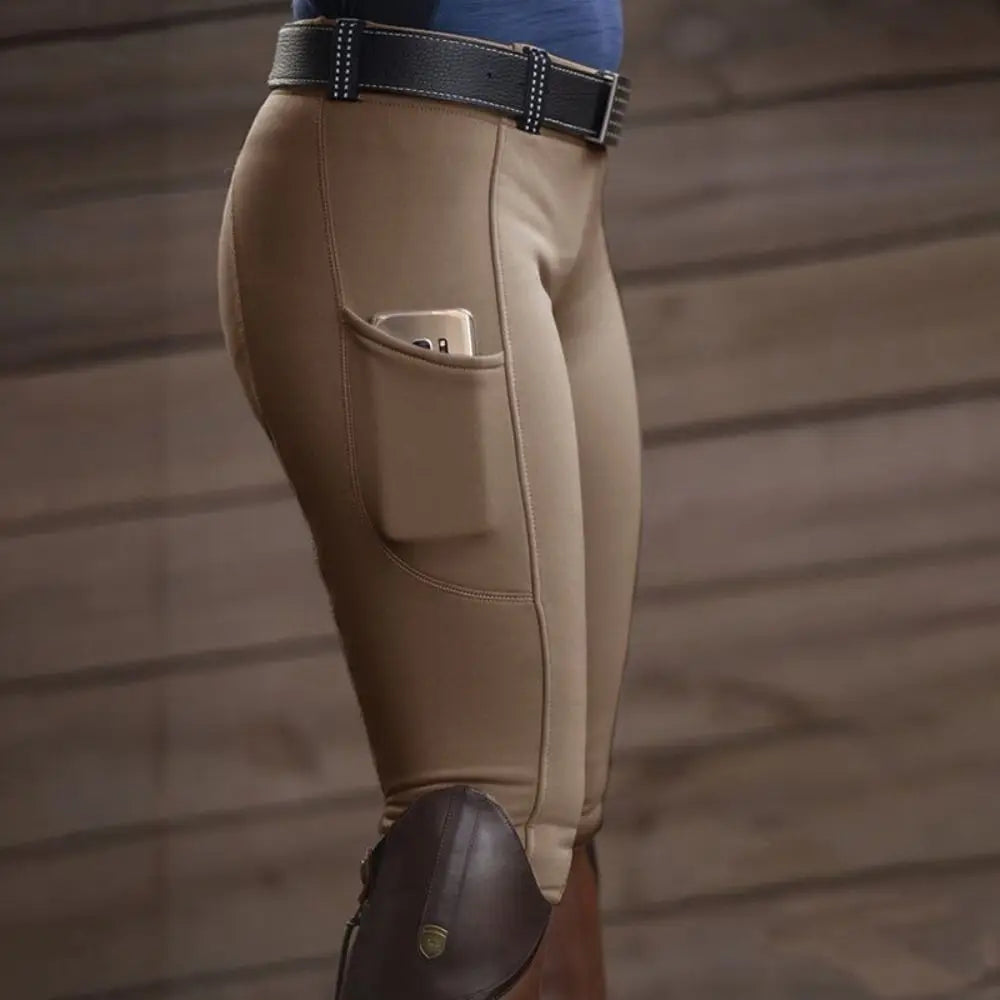 Slim Elastic Horse Racing Breeches, Women's