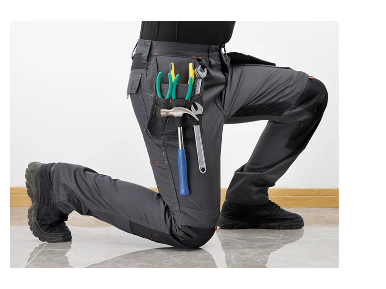 Wear-resistant Work Trousers; Men's