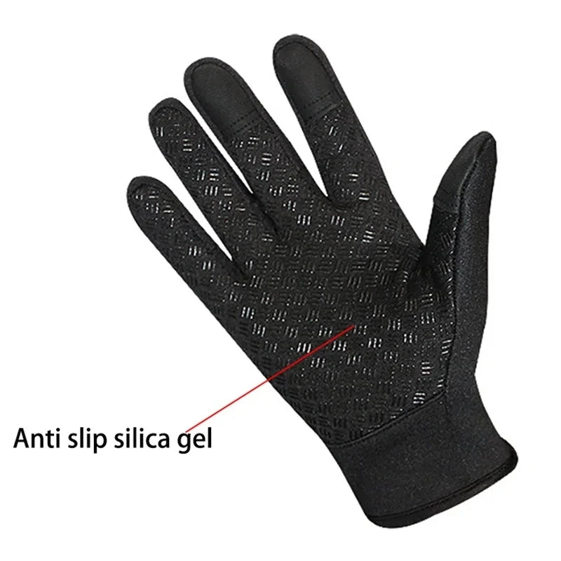 Windproof Breathable Touch Screen Compatible Riding Gloves