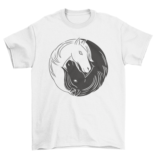 Yin & Yang Horses T-shirt