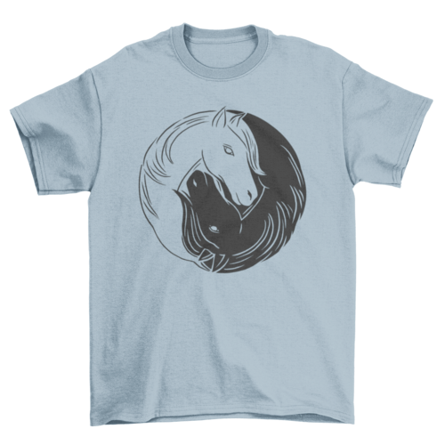 Yin & Yang Horses T-shirt