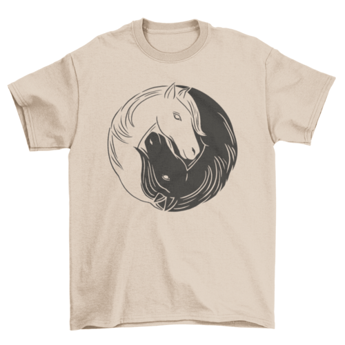 Yin & Yang Horses T-shirt