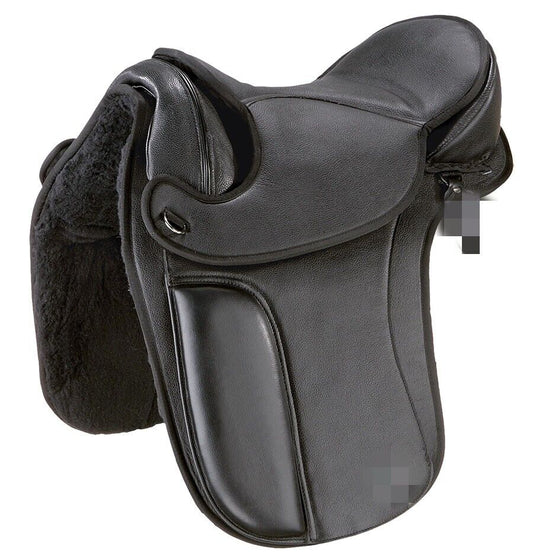 Treeless Synthetic Bareback Saddle, Sizes 15" to 18" inch