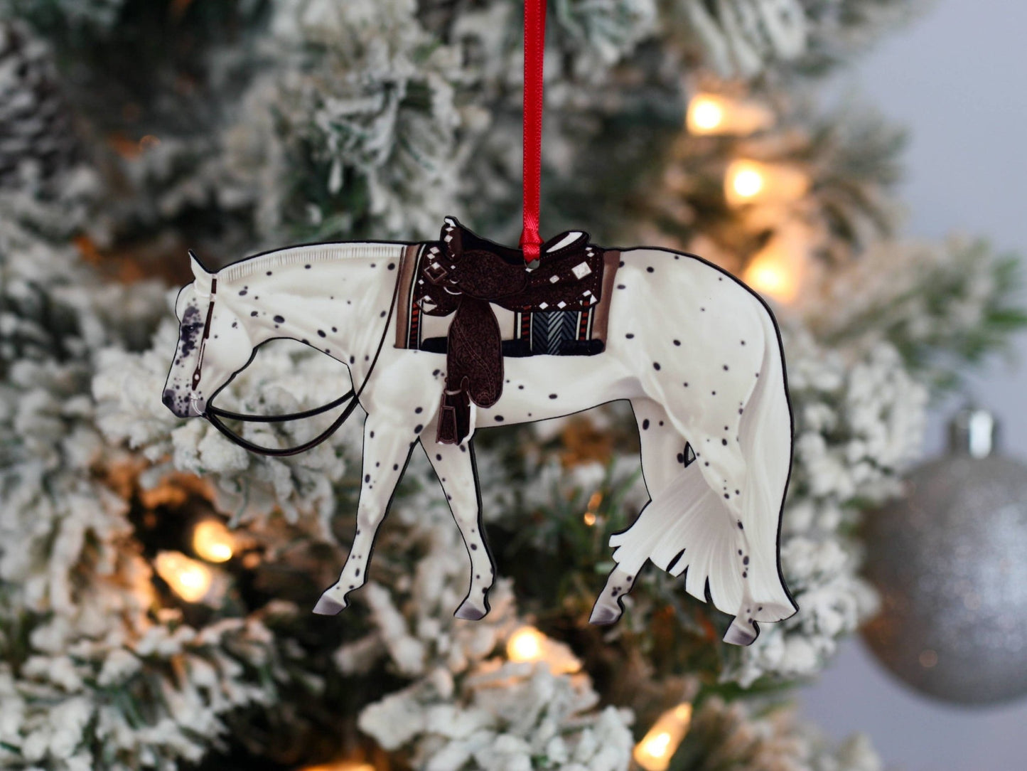 Appaloosa Horse Ornament - Leopard Western Horse Decoration for