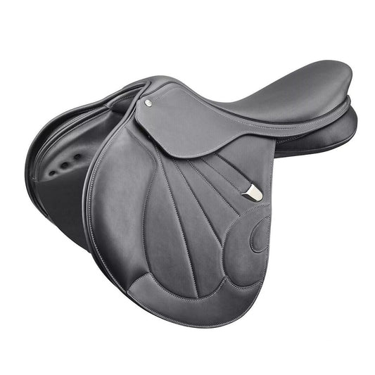 English Close Contact Leather Saddle, Size 17"