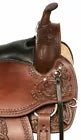 Western Trail Endurance Saddle With Tack (Brown Leather), Sizes 15"-17"